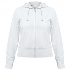 Толстовка женская Hooded Full Zip белая Толстовка женская Hooded Full Zip белая